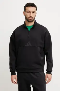 adidas bluza Z.N.E. barbati, culoarea negru, uni, JC5484 imagine