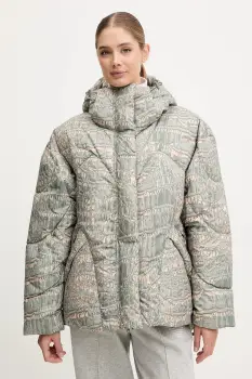 adidas by Stella McCartney geaca culoarea verde, de iarna, JX6787 imagine