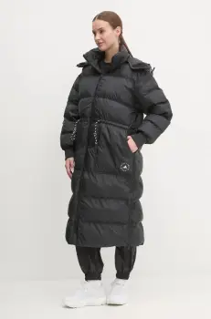 adidas by Stella McCartney geaca femei, culoarea negru, de iarna, IX3081 imagine