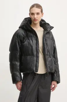 adidas by Stella McCartney geaca TrueNature femei, culoarea negru, de iarna, IW9842 imagine