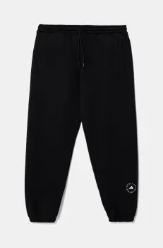 adidas by Stella McCartney pantaloni de trening culoarea negru, cu imprimeu, IW6320 imagine