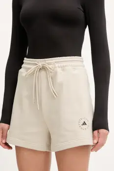 adidas by Stella McCartney pantaloni scurti de trening pentru femei, din bumbac imagine