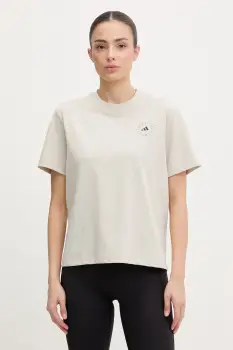 adidas by Stella McCartney tricou de antrenament pentru femei, cu amestec de bumbac imagine