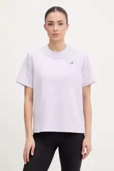 adidas by Stella McCartney tricou de antrenament pentru femei, din bumbac imagine