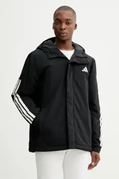 adidas geaca 3S culoarea negru, de iarna, JY8303 imagine