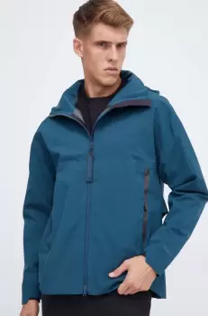 adidas geaca barbati, culoarea turcoaz, de tranzitie imagine