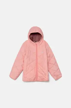 adidas geaca copii J LT PADKT culoarea roz, JF4344 imagine