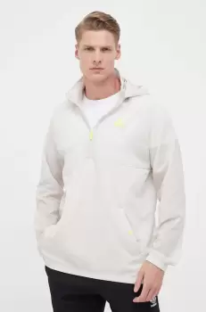 adidas geaca culoarea bej, de tranzitie imagine