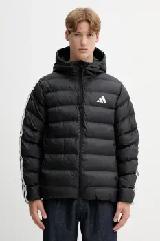 adidas geaca Essentials culoarea negru, de tranzitie, JM8355 imagine