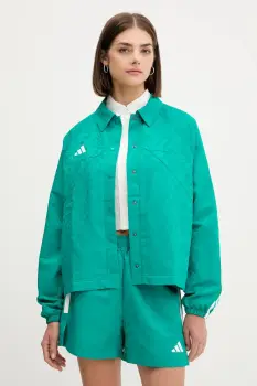 adidas geaca House of Tiro culoarea verde, de tranzitie, JL9204 imagine