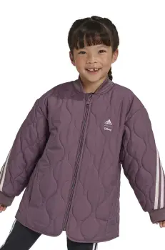 adidas geaca reversibila pentru copii LG DY MDKT culoarea violet, IV9651 imagine