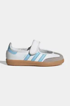 adidas Originals balerini din piele pentru copii SAMBA JANE imagine