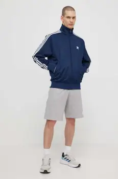 adidas Originals bluza barbati, culoarea albastru marin, modelator, IR9893 imagine