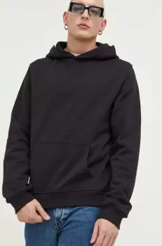 adidas Originals bluza barbati, culoarea negru, neted imagine