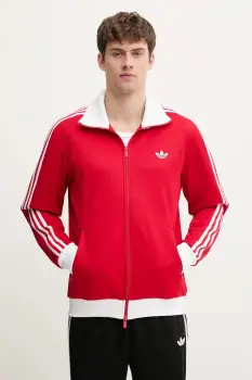adidas Originals bluza Beckenbauer culoarea rosu, uni, KE3525 imagine