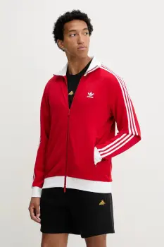 adidas Originals bluza Classic culoarea rosu, cu imprimeu, IM4511 imagine
