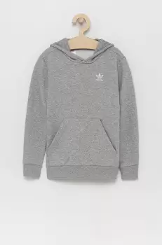 Adidas Originals Bluza copii culoarea gri, cu imprimeu imagine