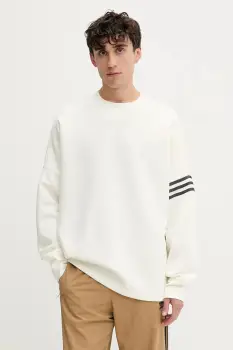 adidas Originals bluza culoarea bej, cu imprimeu, JW7919 imagine