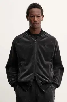 adidas Originals bluza din velur Sst Tt culoarea gri, cu imprimeu, JX1559 imagine