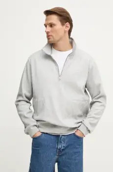 adidas Originals bluza Essential barbati, culoarea gri, cu imprimeu, JD2447 imagine