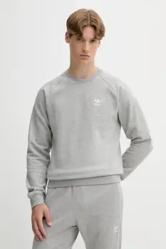 adidas Originals bluza Essentials culoarea gri, melanj, JY6140 imagine