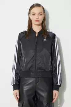 adidas Originals bluza femei, culoarea negru, cu imprimeu imagine