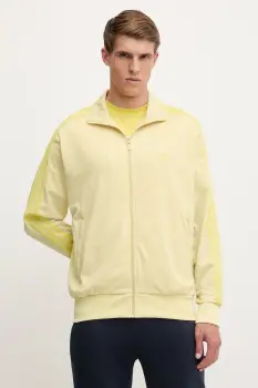 adidas Originals bluza Firebird culoarea galben, cu imprimeu, JP2546 imagine