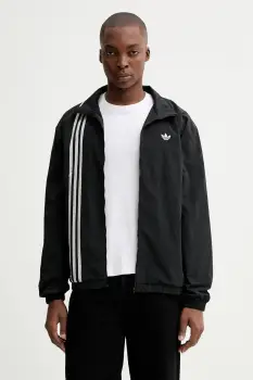 adidas Originals bluza Firebird culoarea negru, cu imprimeu, JV9882 imagine