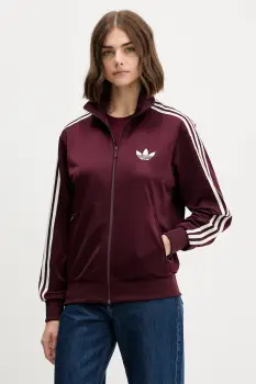 adidas Originals bluza Firebird culoarea rosu, cu imprimeu, KH1592 imagine