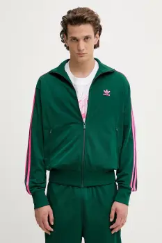 adidas Originals bluza Firebird culoarea verde, cu imprimeu, KA0458 imagine