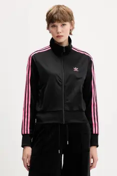 adidas Originals bluza Firebird Tt culoarea negru, cu imprimeu, JX1483 imagine