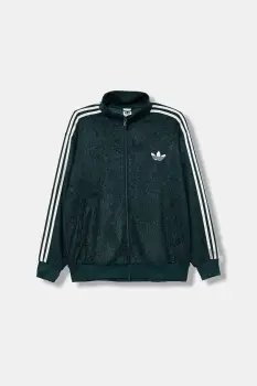 adidas Originals bluza Mohair culoarea verde, cu imprimeu, KS7777 imagine