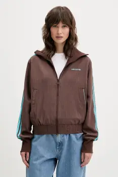 adidas Originals bluza Tailored Tt culoarea maro, cu imprimeu, JX5311 imagine