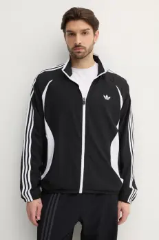 adidas Originals bluza Teamgeist barbati, culoarea negru, cu imprimeu, JC6227 imagine