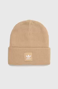 adidas Originals caciula culoarea bej, imagine