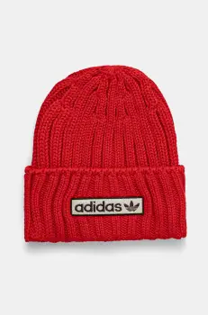 adidas Originals caciula din bumbac culoarea rosu, bumbac, IY4620 imagine