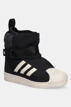 adidas Originals cizme de iarna copii SUPERSTAR 360 WTR BOOT culoarea negru, JQ7949 imagine