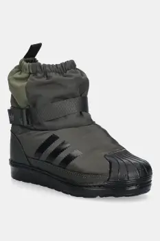 adidas Originals cizme de iarna copii SUPERSTAR 360 WTR BOOT culoarea verde, JQ7950 imagine