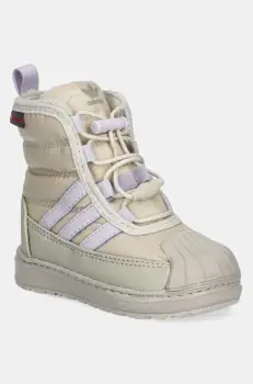 adidas Originals cizme de iarna pentru copii SUPERSTAR 360 BOOT 2.0 culoarea bej, ID4048 imagine