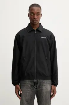 adidas Originals geaca Brushed TT culoarea negru, de tranzitie, oversize, JX3070 imagine