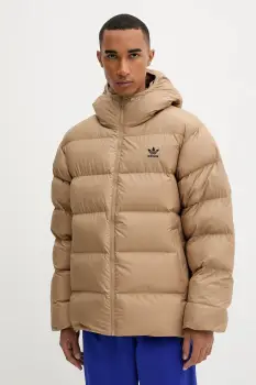 adidas Originals geaca Commercial Puff culoarea bej, de iarna, JX4121 imagine