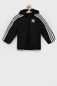 Adidas Originals Geaca copii culoarea negru imagine