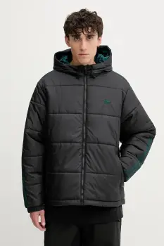 adidas Originals geaca cu doua fete Adicolor culoarea negru, de iarna, JX6447 imagine