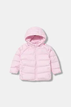 adidas Originals geaca de puf pentru copii culoarea roz, JY1133 imagine