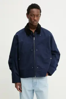 adidas Originals geaca Essentials culoarea bleumarin, de tranzitie, KD6569 imagine