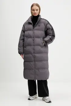 adidas Originals geaca Long Puffer culoarea violet, de iarna, JX2952 imagine