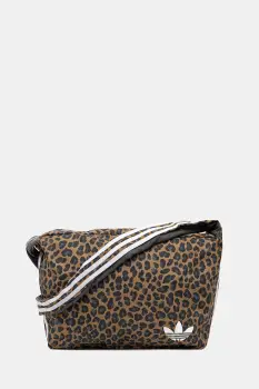 adidas Originals geanta de bumbac Leo L Bag culoarea bej, JX3200 imagine