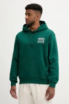 adidas Originals hanorac de bumbac Graphic Hoodie culoarea verde, cu gluga, cu imprimeu, JX3059 imagine