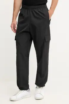 adidas Originals pantaloni 3-Stripes culoarea negru, drept, JY1390 imagine