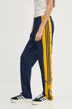 adidas Originals pantaloni Adibreak femei, culoarea albastru marin, modelator, JP2306 imagine